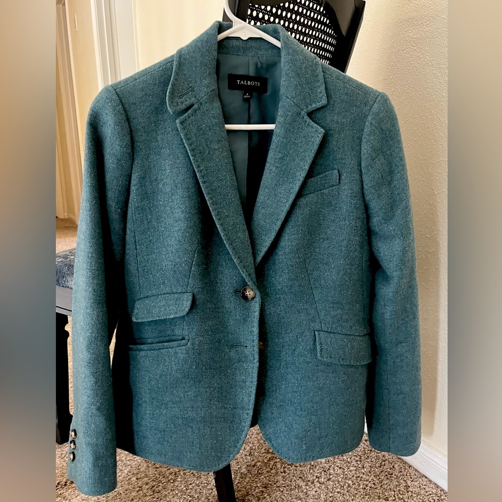 Beautiful blue Talbots blazer Sz 2
